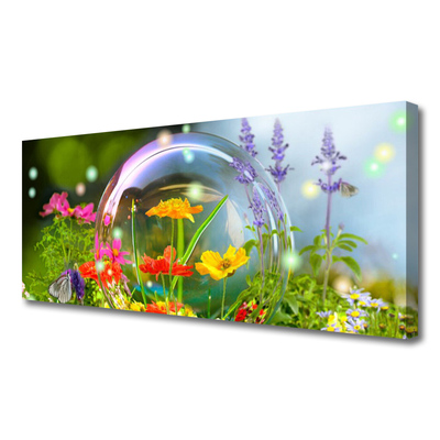 Canvas Kunstdruck Blumen Natur