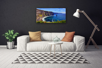 Canvas Kunstdruck Meerbusen Landschaft