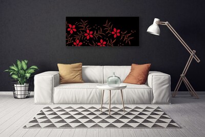 Canvas Kunstdruck Blumen Kunst