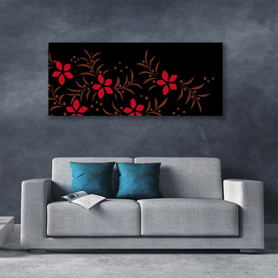 Canvas Kunstdruck Blumen Kunst