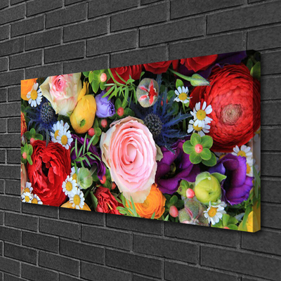 Canvas Kunstdruck Blumen Pflanzen