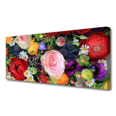 Canvas Kunstdruck Blumen Pflanzen