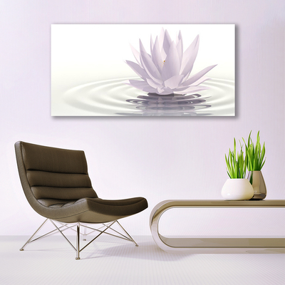 Canvas Kunstdruck Blume Wasser Kunst