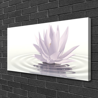 Canvas Kunstdruck Blume Wasser Kunst