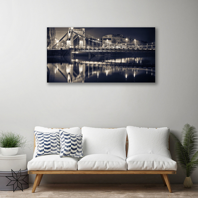 Canvas Kunstdruck Brücke Architektur