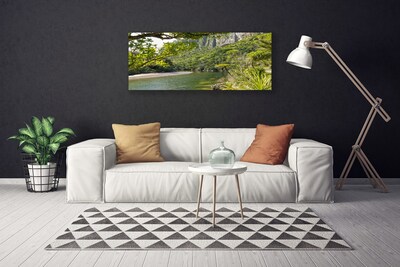 Canvas Kunstdruck See Natur