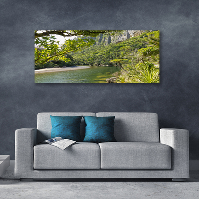 Canvas Kunstdruck See Natur