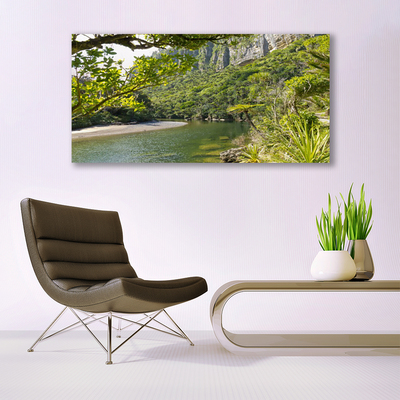 Canvas Kunstdruck See Natur