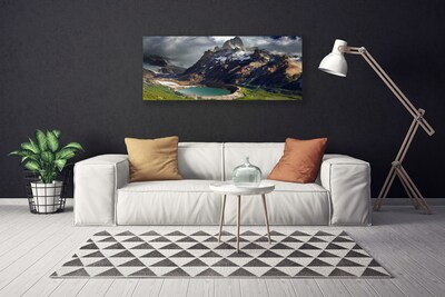 Canvas Kunstdruck Gebirge Bucht Landschaft