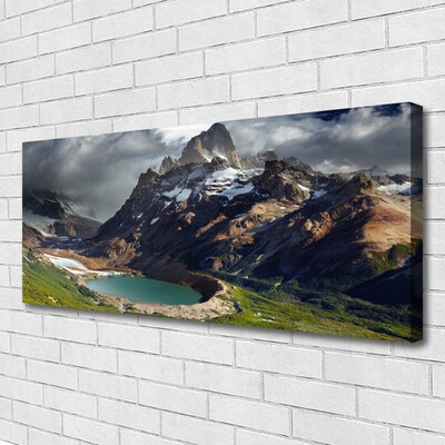 Canvas Kunstdruck Gebirge Bucht Landschaft