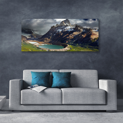 Canvas Kunstdruck Gebirge Bucht Landschaft