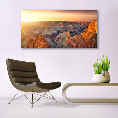 Canvas Kunstdruck Gebirge Landschaft