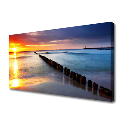 Leinwand-Bilder Meer Sonne Landschaft