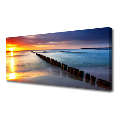 Leinwand-Bilder Meer Sonne Landschaft