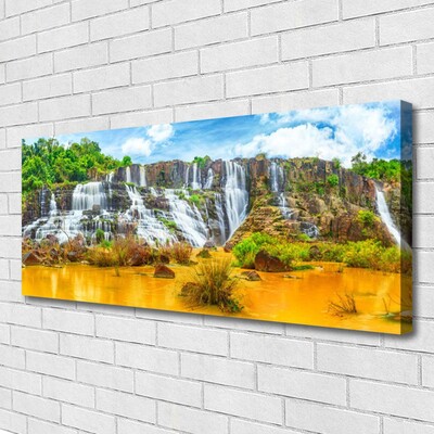 Leinwand-Bilder Wasserfall Natur