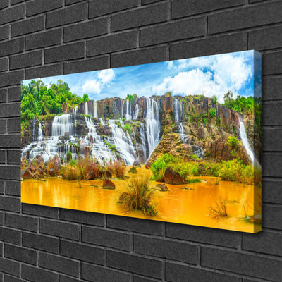 Leinwand-Bilder Wasserfall Natur