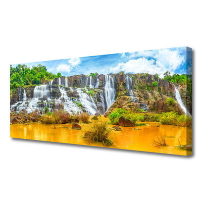 Leinwand-Bilder Wasserfall Natur