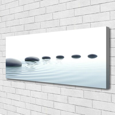 Leinwand-Bilder Steine Wasser Kunst