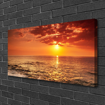 Leinwand-Bilder Meer Sonne Landschaft