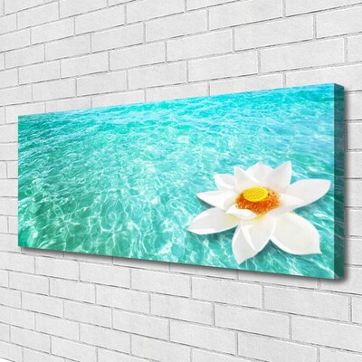 Leinwand-Bilder Wasser Blume Kunst