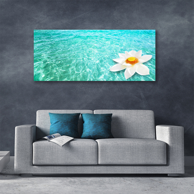 Leinwand-Bilder Wasser Blume Kunst