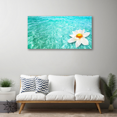 Leinwand-Bilder Wasser Blume Kunst