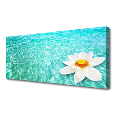 Leinwand-Bilder Wasser Blume Kunst