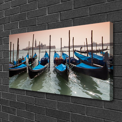 Leinwand-Bilder Boote Architektur