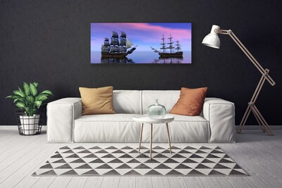 Leinwand-Bilder Boote Meer Landschaft