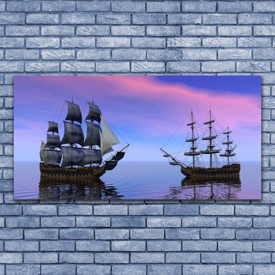 Leinwand-Bilder Boote Meer Landschaft