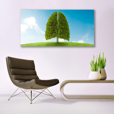 Leinwand-Bilder Gras Baum Natur