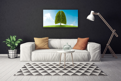 Leinwand-Bilder Gras Baum Natur