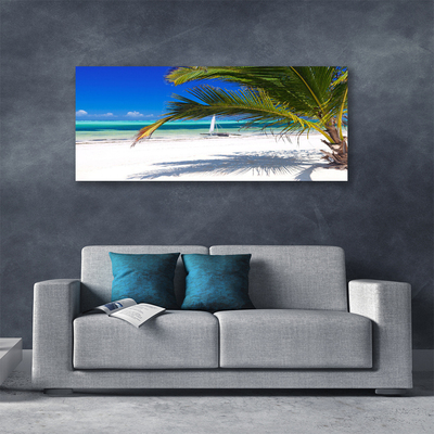 Leinwand-Bilder Strand Palme Landschaft