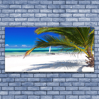 Leinwand-Bilder Strand Palme Landschaft