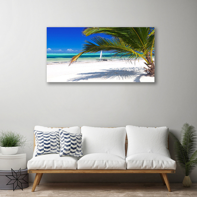 Leinwand-Bilder Strand Palme Landschaft