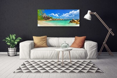 Leinwand-Bilder Strand Meer Steine Landschaft