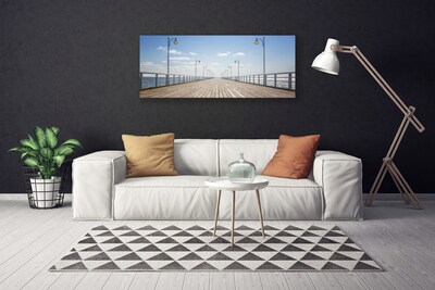 Leinwand-Bilder Brücke Architektur