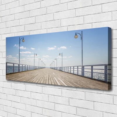 Leinwand-Bilder Brücke Architektur