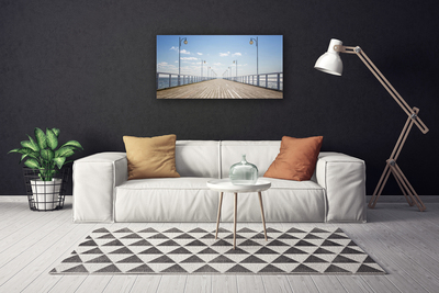 Leinwand-Bilder Brücke Architektur
