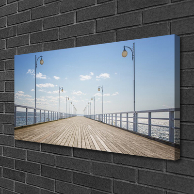 Leinwand-Bilder Brücke Architektur