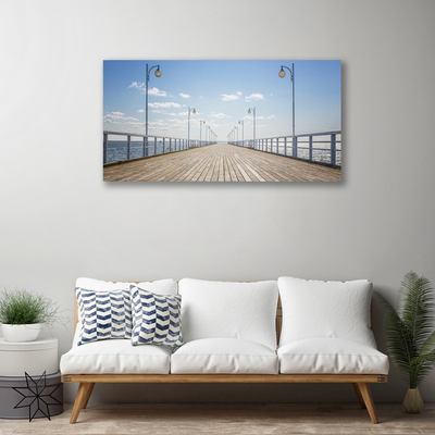 Leinwand-Bilder Brücke Architektur