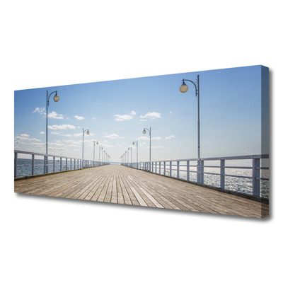 Leinwand-Bilder Brücke Architektur
