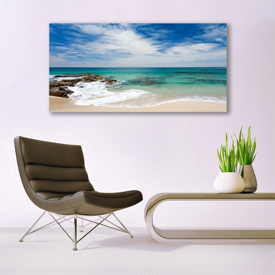 Leinwand-Bilder Strand Meer Landschaft