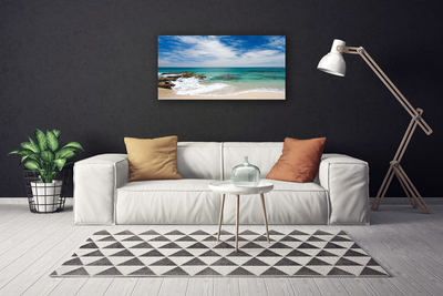 Leinwand-Bilder Strand Meer Landschaft