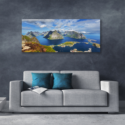 Leinwand-Bilder Bucht Felsen Landschaft