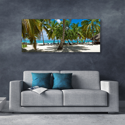 Leinwand-Bilder Strand Palmen Landschaft