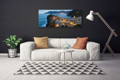 Leinwand-Bilder Meer Stadt Landschaft