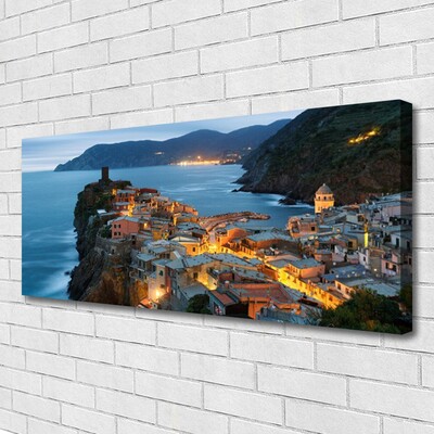 Leinwand-Bilder Meer Stadt Landschaft