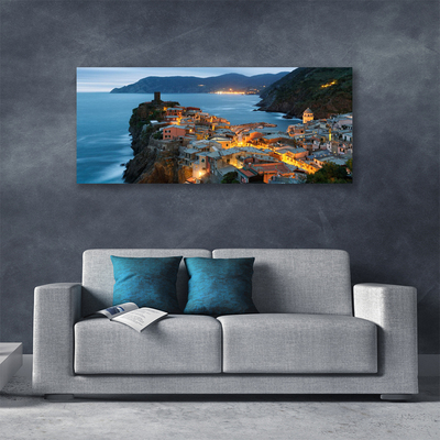 Leinwand-Bilder Meer Stadt Landschaft