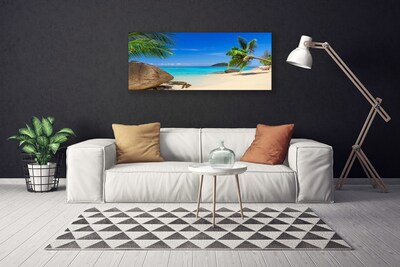 Leinwand-Bilder Strand Meer Steine Landschaft